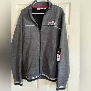 Men’s grey FILA Training Trustworthy jacket - new with tags